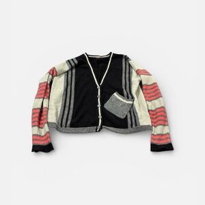 Cullen 100% Cashmere Cropped Cardigan Sweater | Small